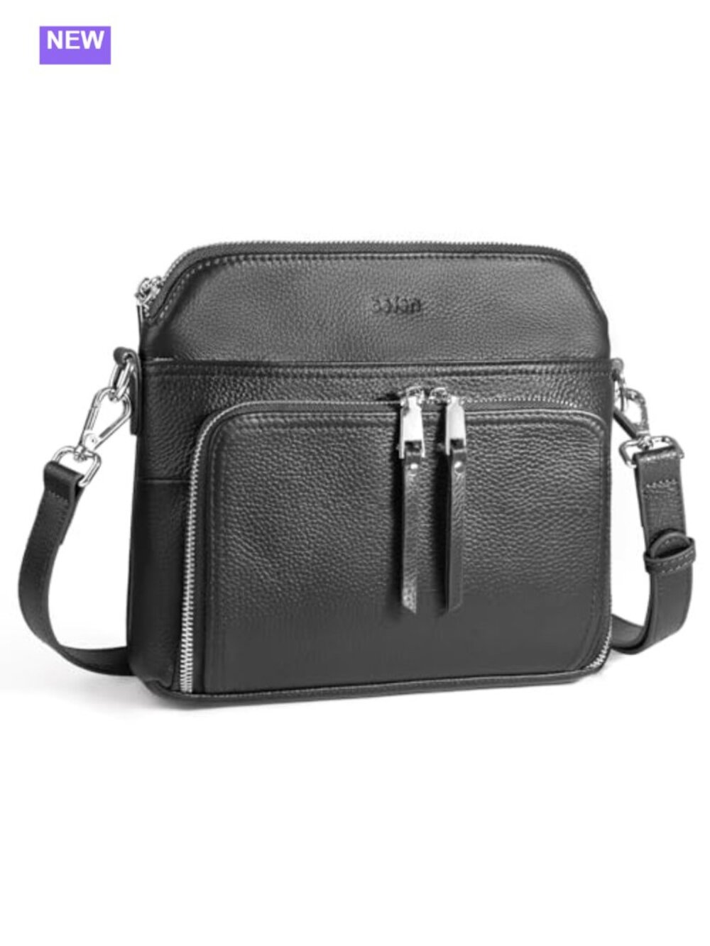 Genuine Leather Crossbody Bag RFID Wallet Purse Travel Shoulder Bag